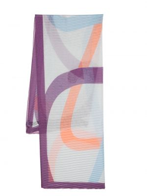Плисиран шал с принт с абстрактен десен Emporio Armani
