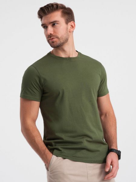 Tricou polo din bumbac clasic Ombre verde