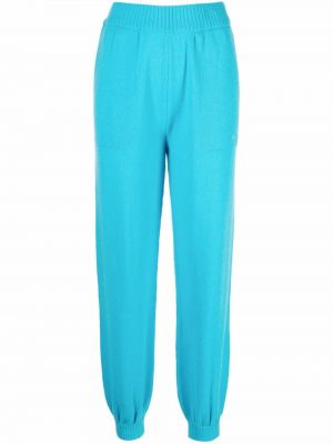 Pantalones de chándal con bordado Msgm azul