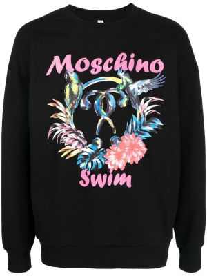 Hoodie Moschino svart