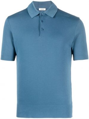 Kokvilnas polo krekls Sandro zils