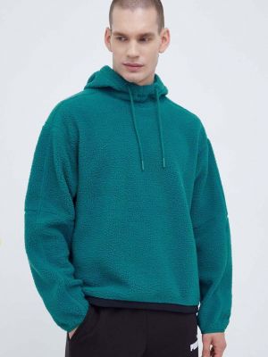 Суичър с качулка Calvin Klein Performance зелено