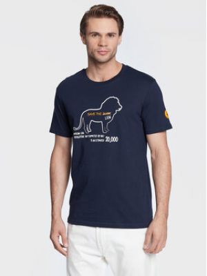 T-shirt Save The Duck bleu