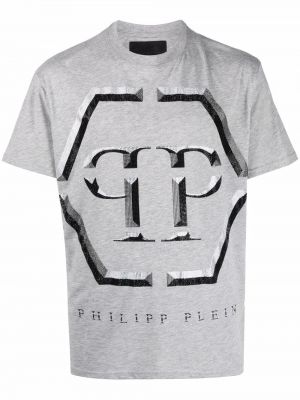 T-shirt Philipp Plein grå