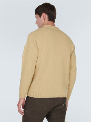 Jersey de lana de tela jersey C.p. Company beige
