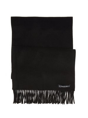 Шерстяной шарф Y Project черный
