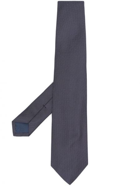 Bodkovaná hodvábna prešívaná kravata Polo Ralph Lauren
