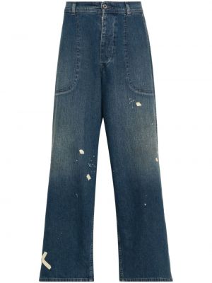 Low waist straight jeans Maison Margiela blau