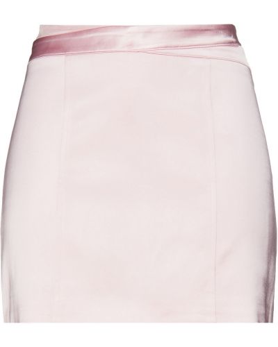 Růžové saténové mini sukně Gauge81
