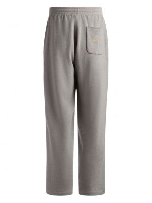 Pantalon de joggings brodé en coton Bally gris