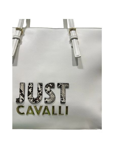 Bolso shopper Just Cavalli blanco