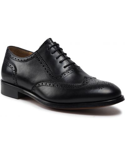 Brogue cipő Lord Premium fekete