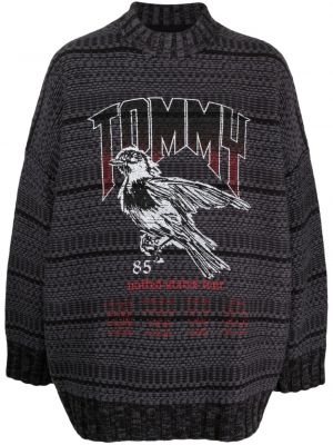 Woll pullover mit print Tommy Jeans
