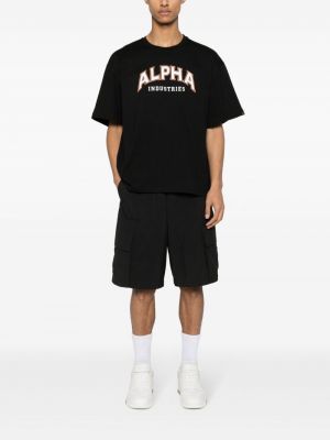 Kokvilnas t-krekls Alpha Industries