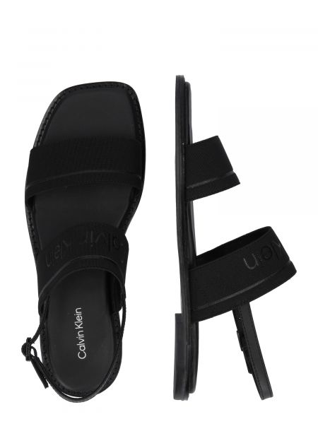 Sandali brez pet Calvin Klein črna