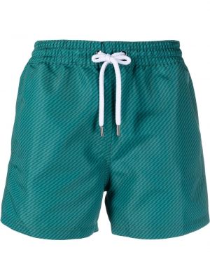 Jacquard trykt shorts Frescobol Carioca grønn