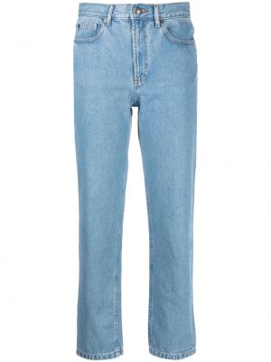 Straight leg jeans a vita alta A.p.c. blu