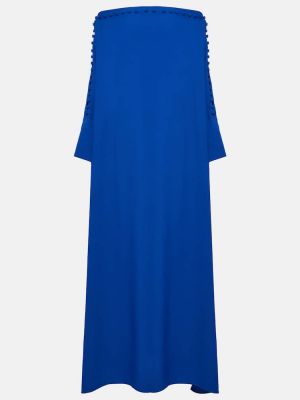 Dlouhé šaty Taller Marmo modré