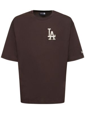 T-shirt New Era marron