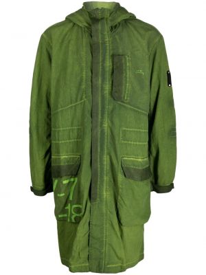 Parka con stampa A-cold-wall* verde