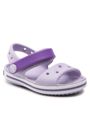 Sandále Crocs fialová