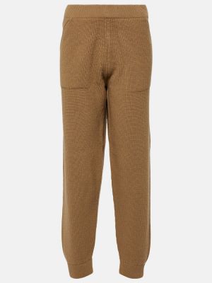 Pantalones de chándal de lana Moncler negro
