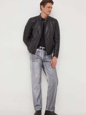 Ravne kavbojke Calvin Klein Jeans siva