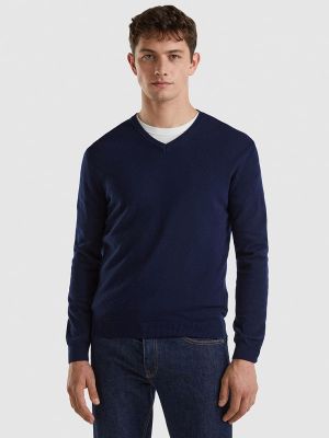Пуловер United Colors Of Benetton синий