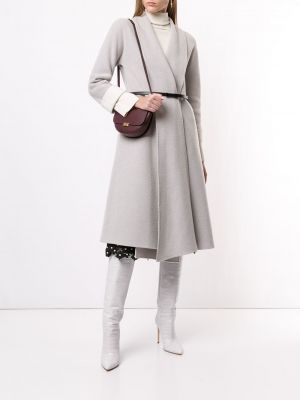 Vlněný kabát Onefifteen šedý