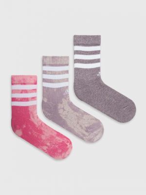 Чорапи Adidas розово