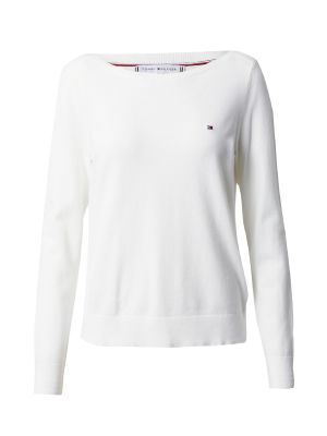 Пуловер Tommy Hilfiger бяло