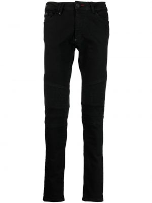 Jeans skinny slim Philipp Plein noir