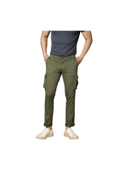 Spodnie cargo Mason's zielone