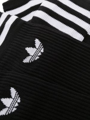 Chaussettes à rayures Adidas noir