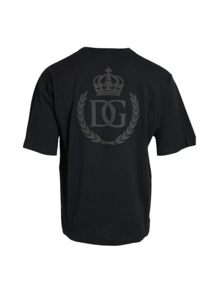 Koszulka z nadrukiem Dolce And Gabbana czarna
