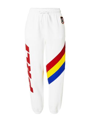 Polo Ralph Lauren Pantaloni  alb / roșu / galben / albastru