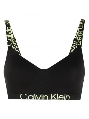 Bavlněná braletka s potiskem Calvin Klein