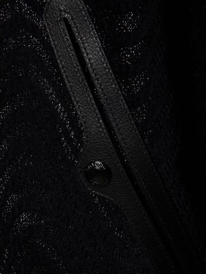 Žakárová bomber bunda Tom Ford černá
