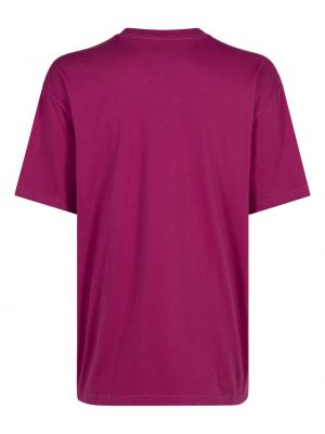 Bavlněné tričko Supreme růžové