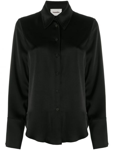 Camisa manga larga Nanushka negro