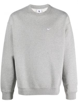 Sweatshirt mit rundem ausschnitt Nike grau