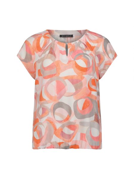 Casual bluse mit print Betty Barclay pink