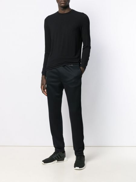 Jersey sweatshirt Giorgio Armani schwarz