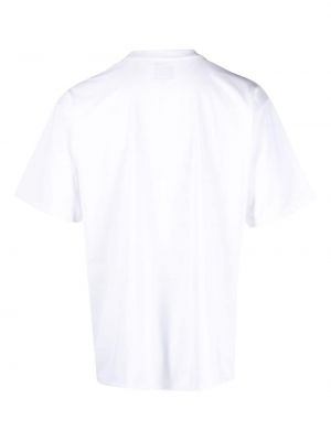 Koszulka z okrągłym dekoltem Needles biała