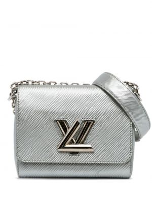 Crossbody torbica Louis Vuitton srebrena