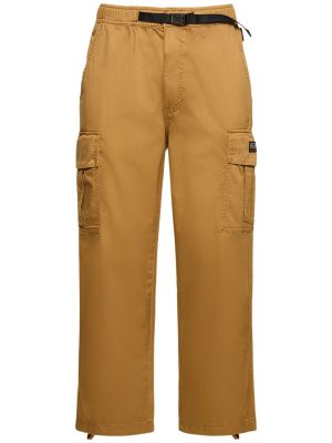 Pantalones cargo de algodón Napapijri beige