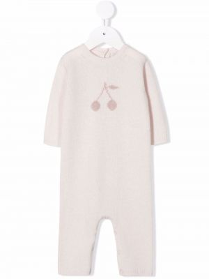 Kashmir romper for jenter Bonpoint rosa