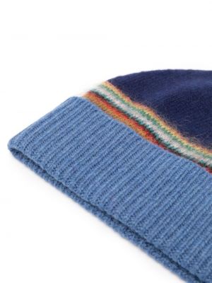 Svītrainas cepure Paul Smith zils