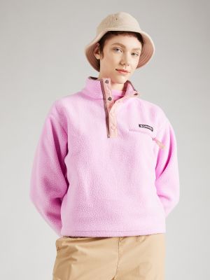 Relaxed fit fliso džemperis Columbia rožinė