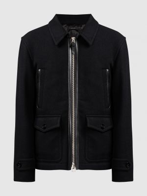 Шерстяная куртка Tom Ford черная